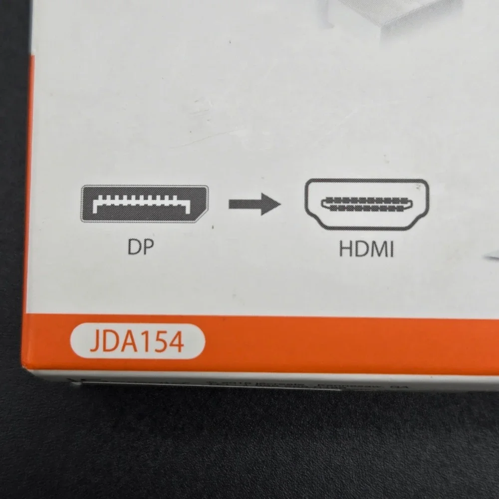 j5create DisplayPort to HDMI Adapter White JDA154 1080p DP++ Mac PC